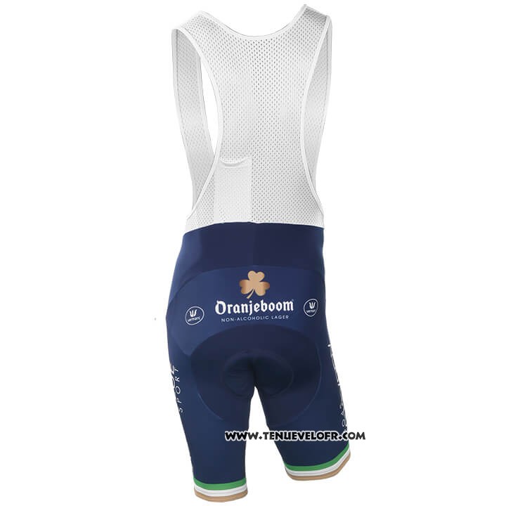 2018 2019 Maillot Ciclismo Aqua Bleue Sport Champion Irlande Manches Courtes et Cuissard